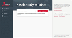 Desktop Screenshot of kosciolbozy.pl